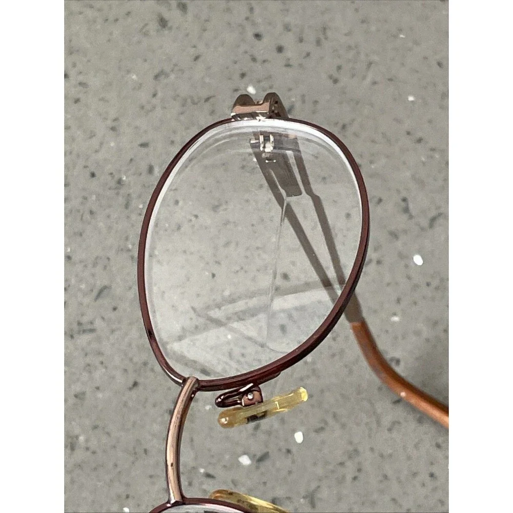 Indie GRETA COGNAC SHINY BROWN EYEGLASSES GLASSES METAL FRAMES ONLY 51-18-140